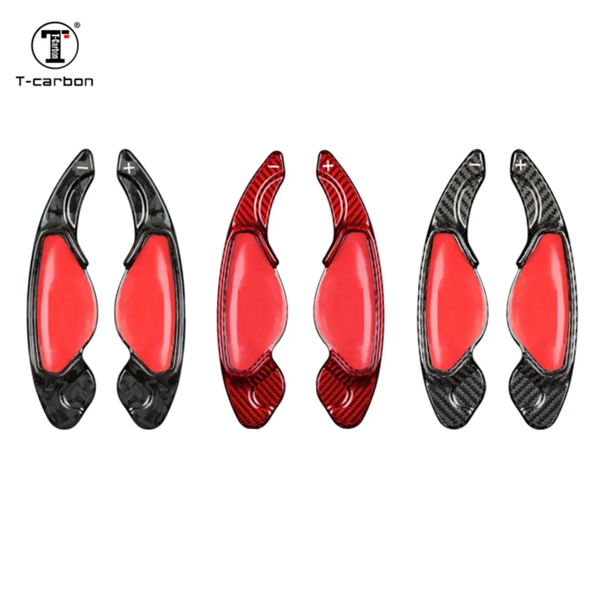 

T-carbon Carbon Fiber Car Steering Wheel Shift Paddle Shifter For Land Rover Range Rover Discovery Jaguar XJ XE XFL XF