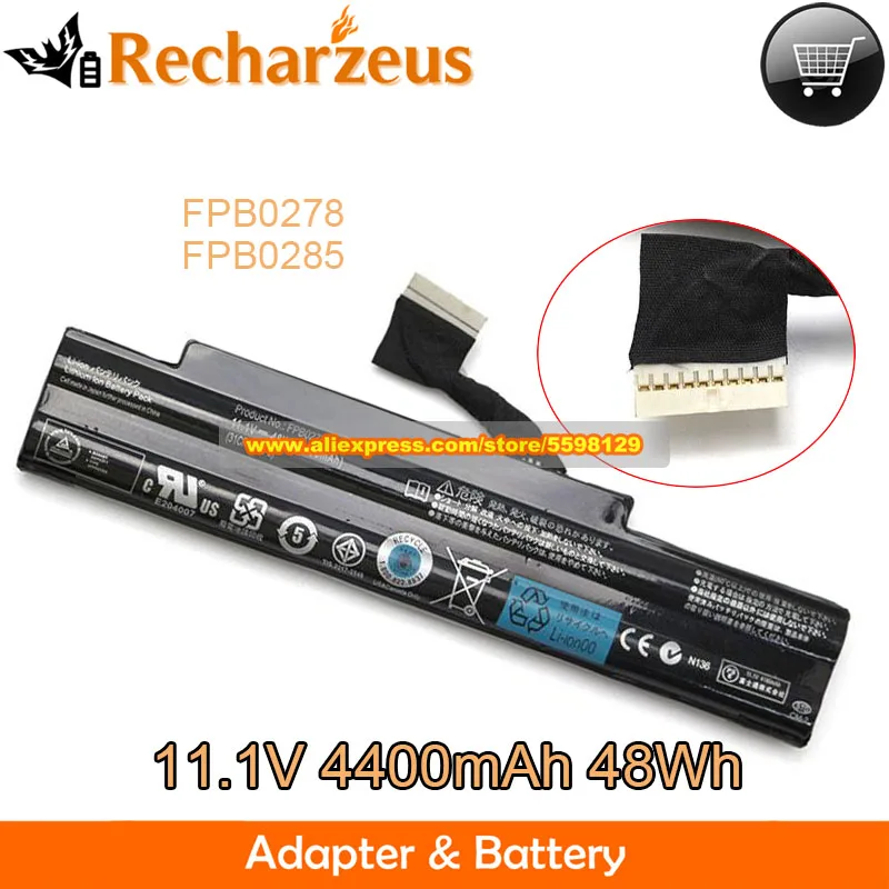 

New 11.1V 4400mAh 48Wh Battery FPB0278 FPB0285 for Fujitsu Lifebook AH552SL AH 552 AH45/H Laptop Battery