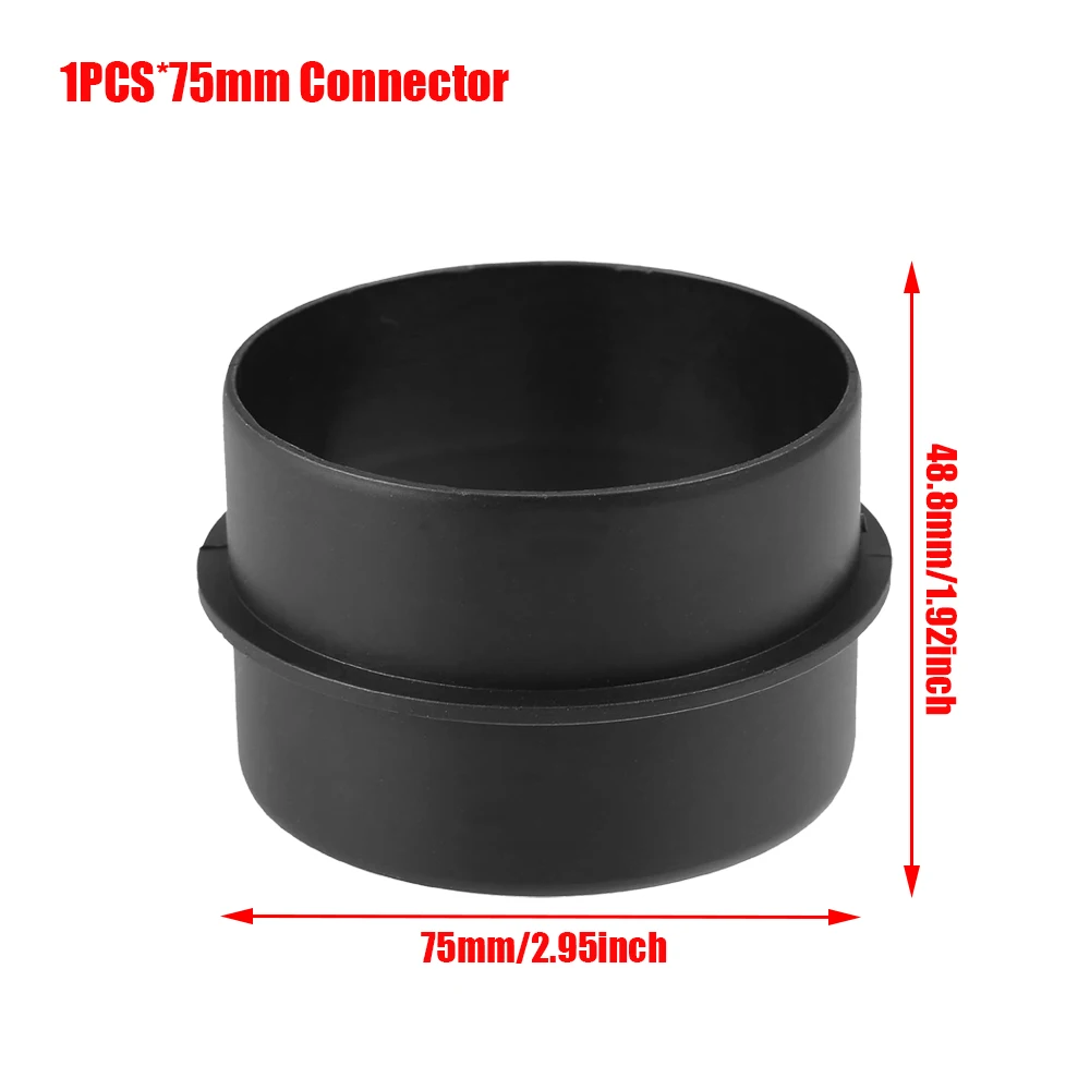 75mm Diameter 1/2M Lengte Lucht Diesel Kachel Duct Pijp Buis Slang Uitlaat Uitlaatverbinding Connector voor Webasto Eberspaecher