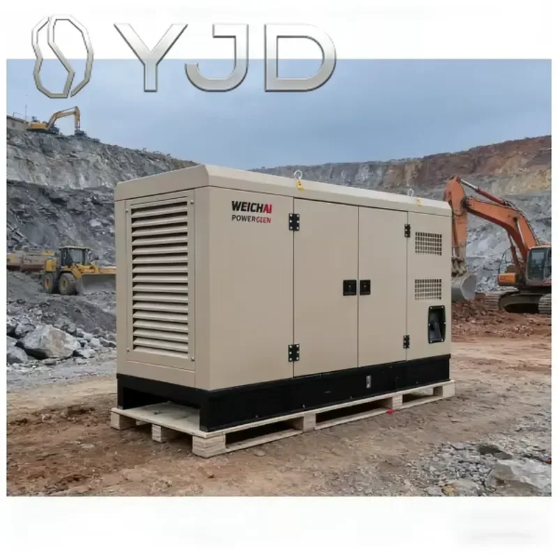 Hybrid Diesel Generator 185kVA 24V DC Start Silent Type Open Frame ATS Remote Control 50/60Hz 1800 RPM