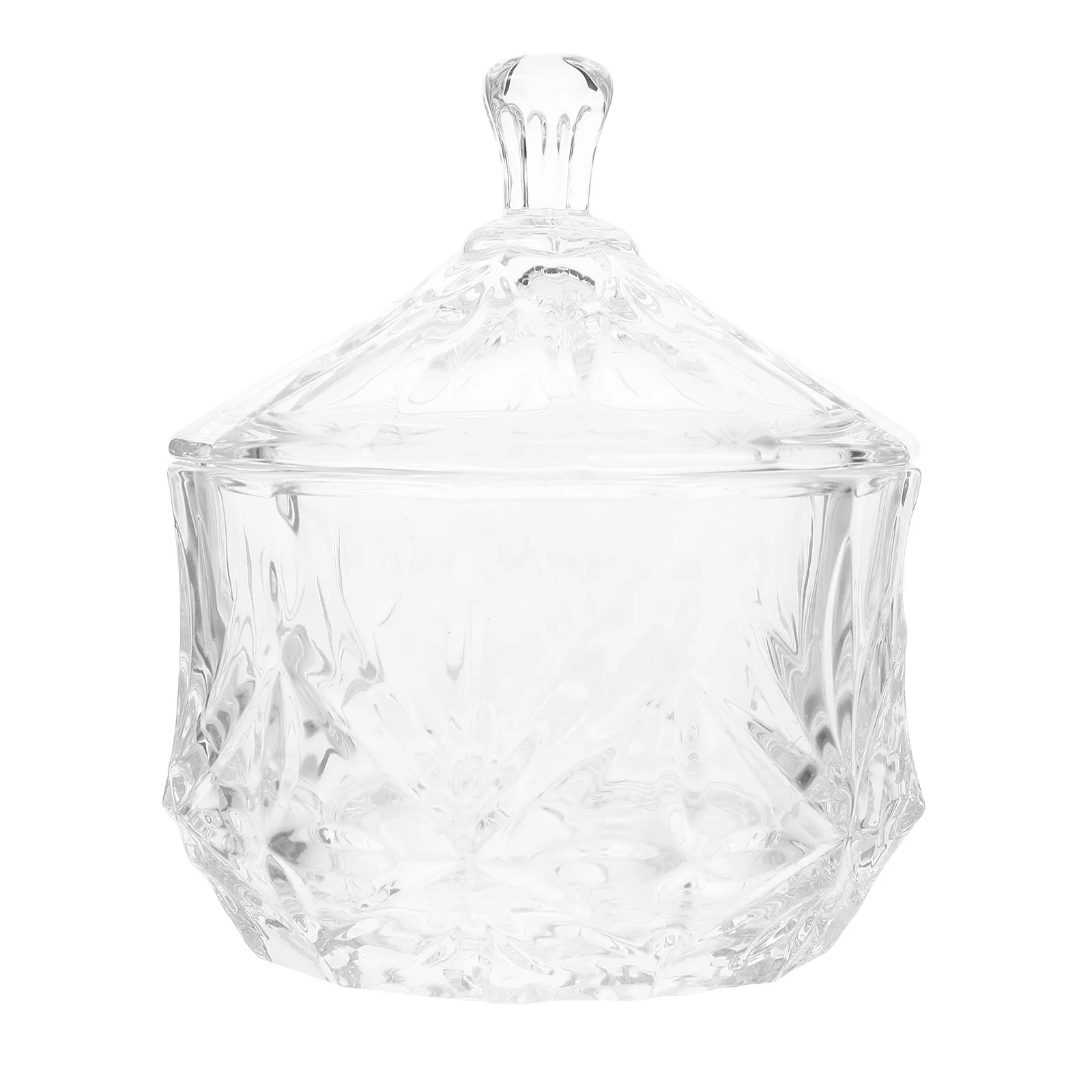 جرة تخزين بخمس أوراق، حامل مجوهرات مصنوع بحرفية رائعة، حاوية شفافة للخواتم والقلائد والحلي #1