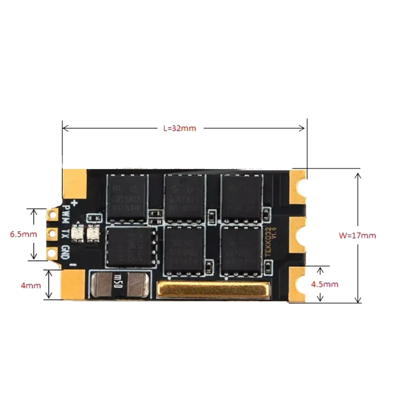 ABKQ-для RC FPV Drone Бесщеточный ESC Tekko32 F4 45A 2-6S Dshot1200 для контроллера полета Betaflight F4