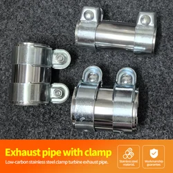 Exhaust Pipe Joint Sleeve Clamp Strong Adjustable Car Turbine Exhaust Pipe Stainless Steel Clip DIY Tool Car Accessories