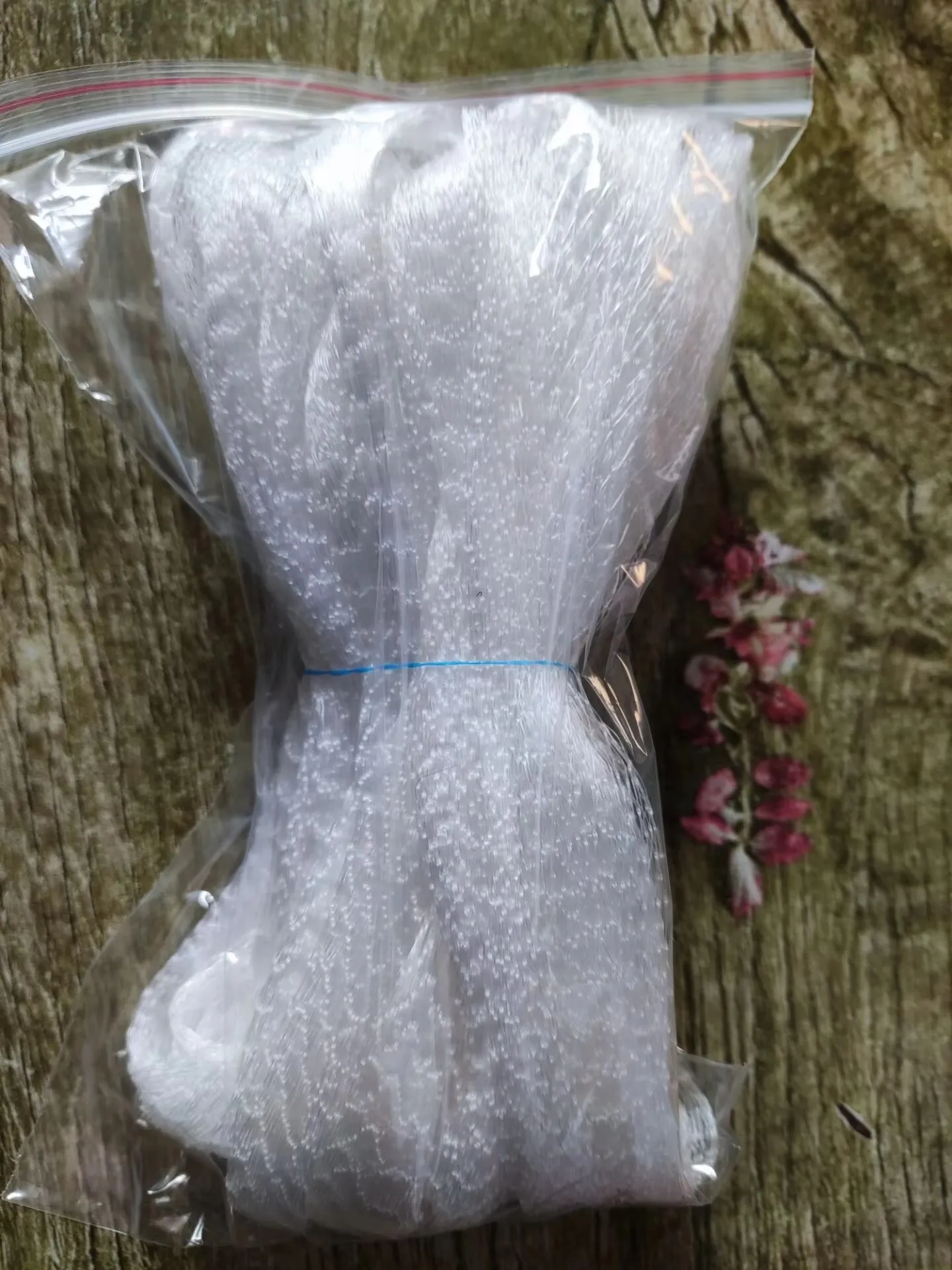 

5m White red Long cylinder Net Simple kitchen storage mesh bag Flower protective cover Supermarket packaging bag Toy bag