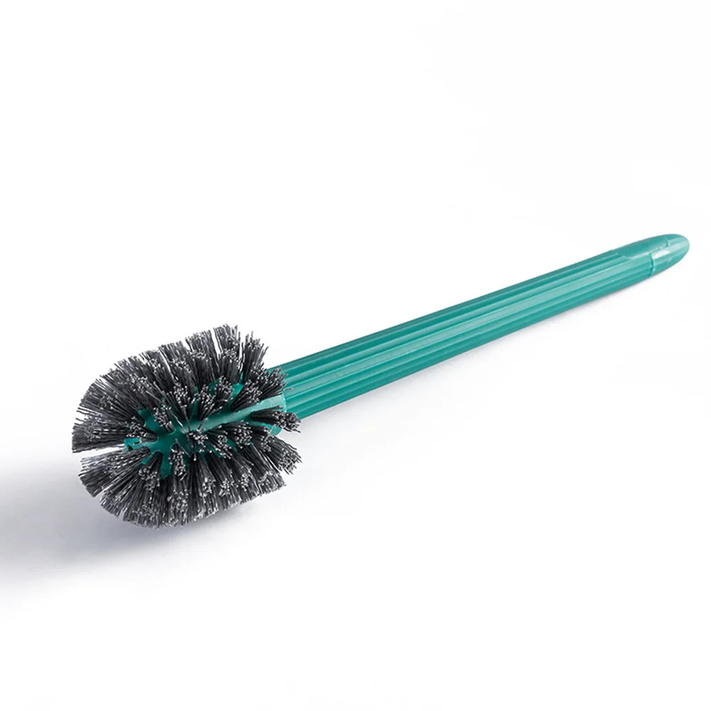 

1Set Toilet Brush with Fragrance Double Head Design for Bathroom Floor Tile Cleaning Brush Set Compact Holder Kit for Home Hotel