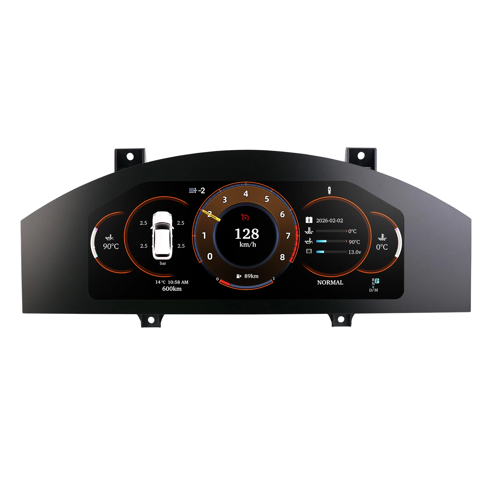Hizpo 12,3 inch auto LCD digitaal dashboard cluster instrumenten voor Porsche Cayenne 2005 2006 2007 2008 2009 modificatie autoradio instrumentenpaneel cockpit cluster instrumentendisplay