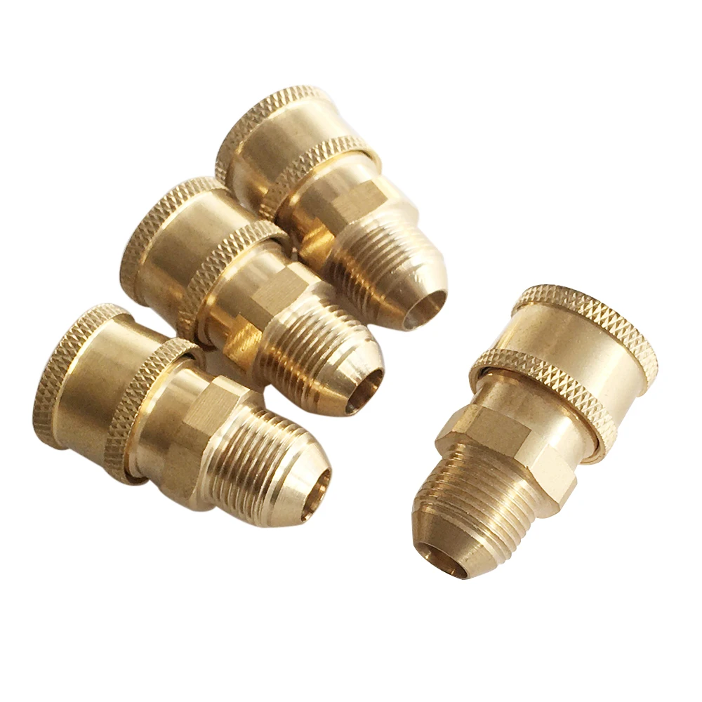 

1 шт. G1/4 муфта для мойки высокого давления, медная быстроразъемная фитинг, наружная резьба, адаптер для мойки автомобиля, садовое соединение для орошения