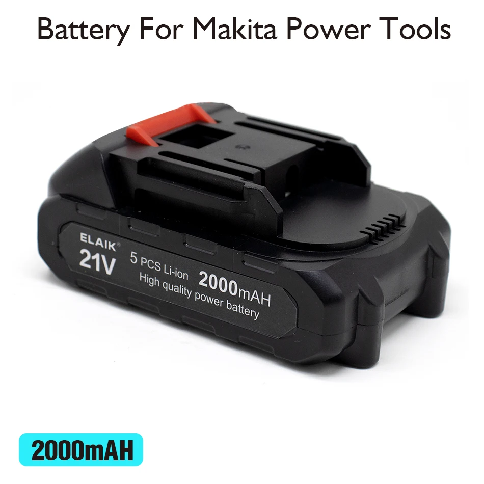 High Quality High Capacity 10.0Ah 6Ah 4Ah 2Ah for Makita 21V Electric Scissors Electric Saw Lawn Mower Battery Pack