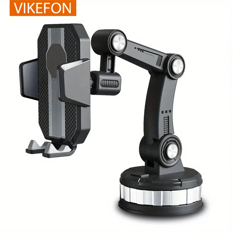 VIKEFON 360 Rotate Car Phone Holder Moblie Windshield Mount Stand For iPhone Samsung Xiaomi Hand Free Driving Car Phone Holder