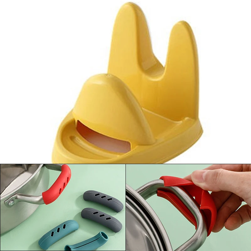 Kitchen Pot Cover Rack Countertop Storage Rack Pan Lid Holder Draining Hanger Pot Shovel Spoon Non-Punch Pot Rack