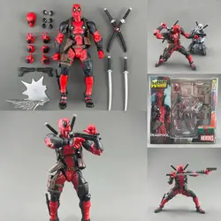 16CM Yamaguchi Revoltech EPIC Deadpool Action Figure Ultimate X-Men Deadpool Super Hero Figure Toys Collectible Model Doll Gifts