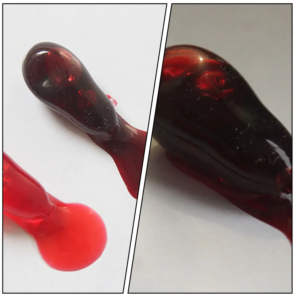 

10Pcs Tricky Blood Pills Halloween Supplies Realistic Theatrical Scene Props Fake Blood Capsules Halloween Party Prop