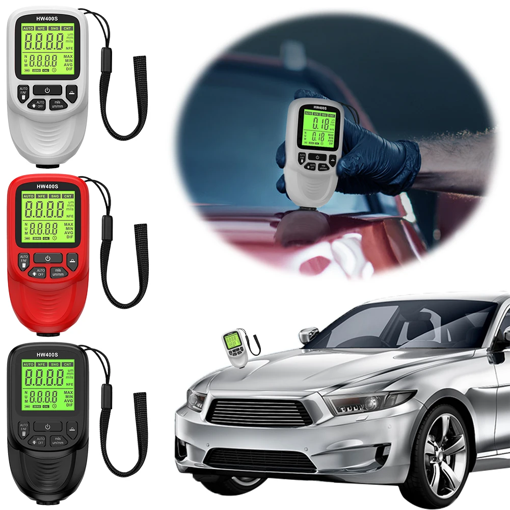 0-2000UM Digital Coating Thickness Gauge High Precision FE/NFE Coating Tester Meter Paint Measuring Meter Universal Coating Test