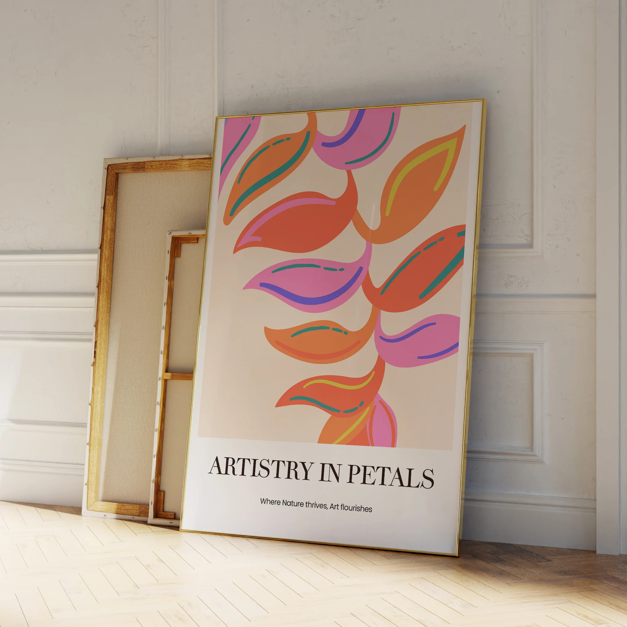 

Modern Vivid Petal Patterns Nature’s Vibrant Wall Art Prints Canvas Painting Poster Picture For Living Room Home Decor