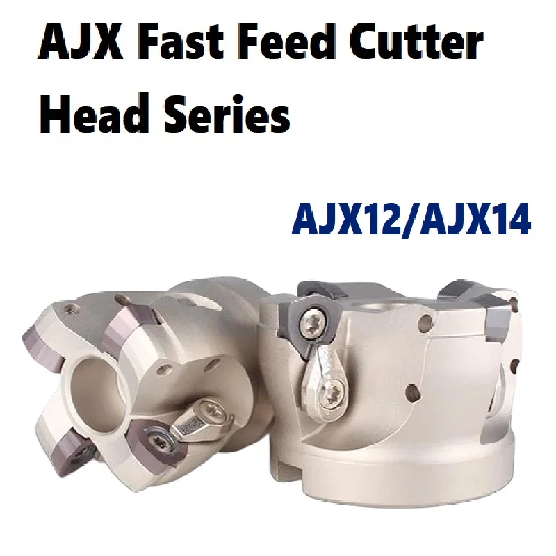 

AJX12/14 Fast Feed Milling Cutter JDMW120420/140520 Rough Milling Cutter Large Feed R3 Round Nose