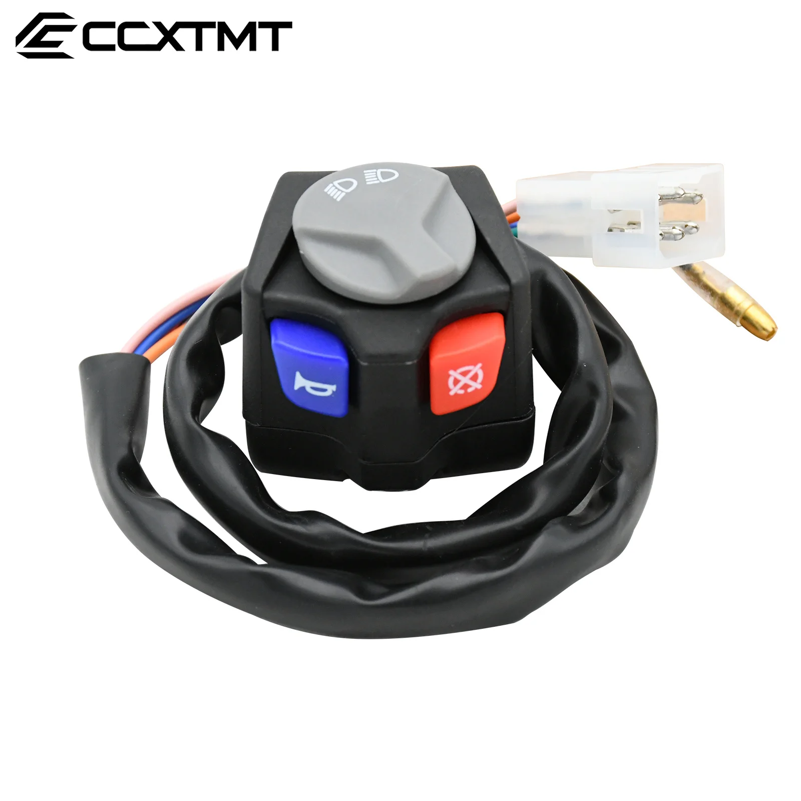 Motorcycle Electric Flameout Starter Stop Horn Kill Switch High Low Lights Switch Button For KTM EXC-F XCW EXC SX SXF Universal
