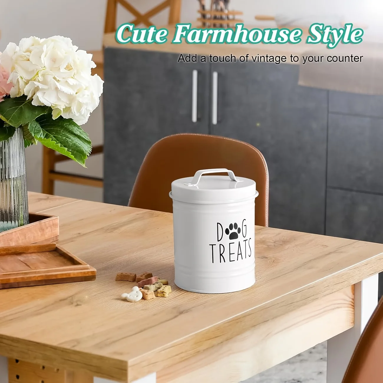 Hondenvoerpot in boerderijstij - Food Storage Jars Airtight recensie en prijs