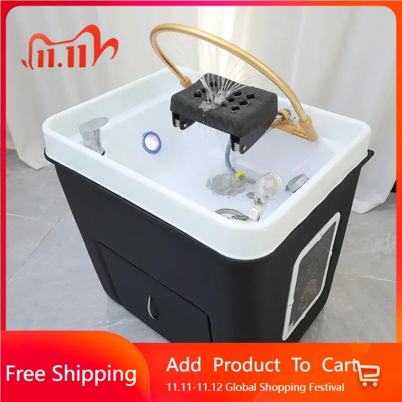 

Equipment Shampoo Bed Professional Shampoo Basin Chair Butt Massage Bed Student Suitable Commercial Cadeira Unique Furniture