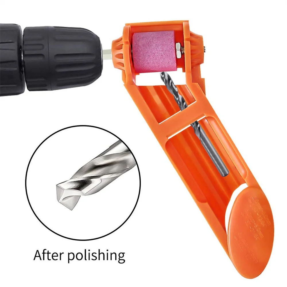 JUSTINLAU mola per trapano affilatrice per punte utensili manuali punta per trapano per unghie s Set affilatrice per accessori per trapano a gradini