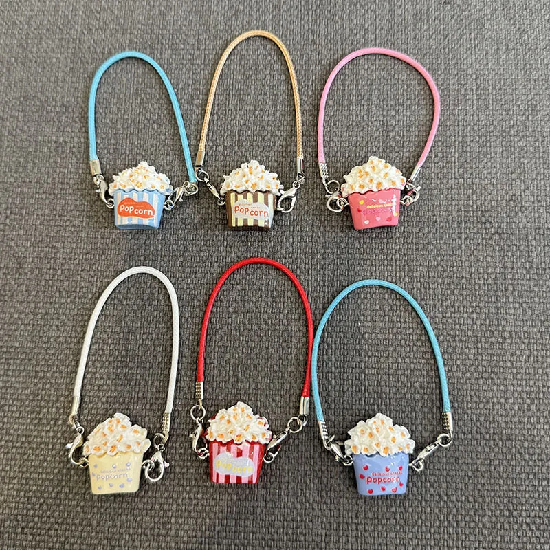 Mini Popcorn Doll Accessories for Labubu Accessories New Dollhouse Mini Model Popcorn Tree Accessories Bag Doll Pendant
