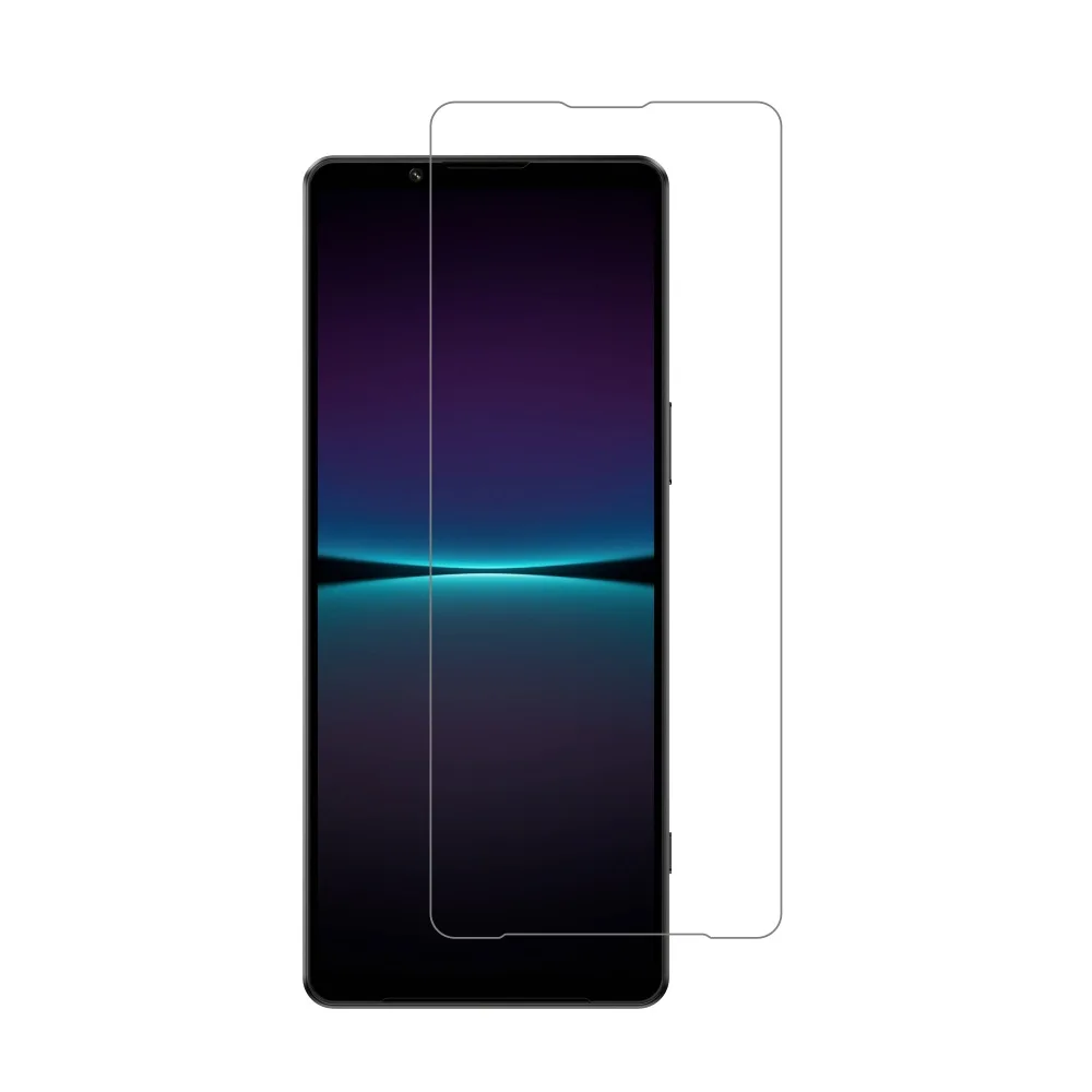 Displayschutzfolie für Sony Xperia 1 IV, vollständige Abdeckung des Bildschirms, für Sony Xperia 1 V, transparente Schutzfolie aus gehärtetem Glas, 2,5D-Kante, 9H-Härtegrad. – Detail 1