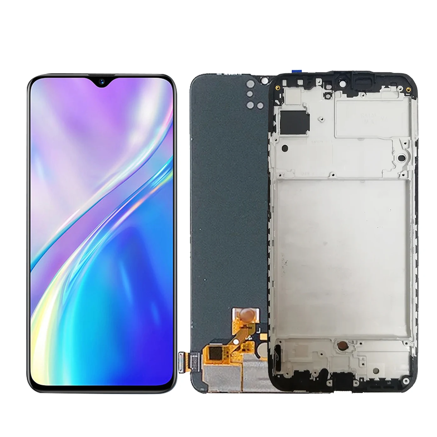 Zestaw amolowany do Realme X2 LCD dotykowy RMX1992 RMX1993 RMX1991 do OPPO Realme XT RMX1921 wyświetlacz LCD Digitizer