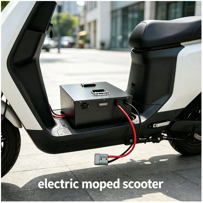 60V 100-200Ah LiFePO4 Battery Bluetooth Smart BMS 100A-200A 6000 Cycles For Golf Cart EV Electric Trike Moped Scooter