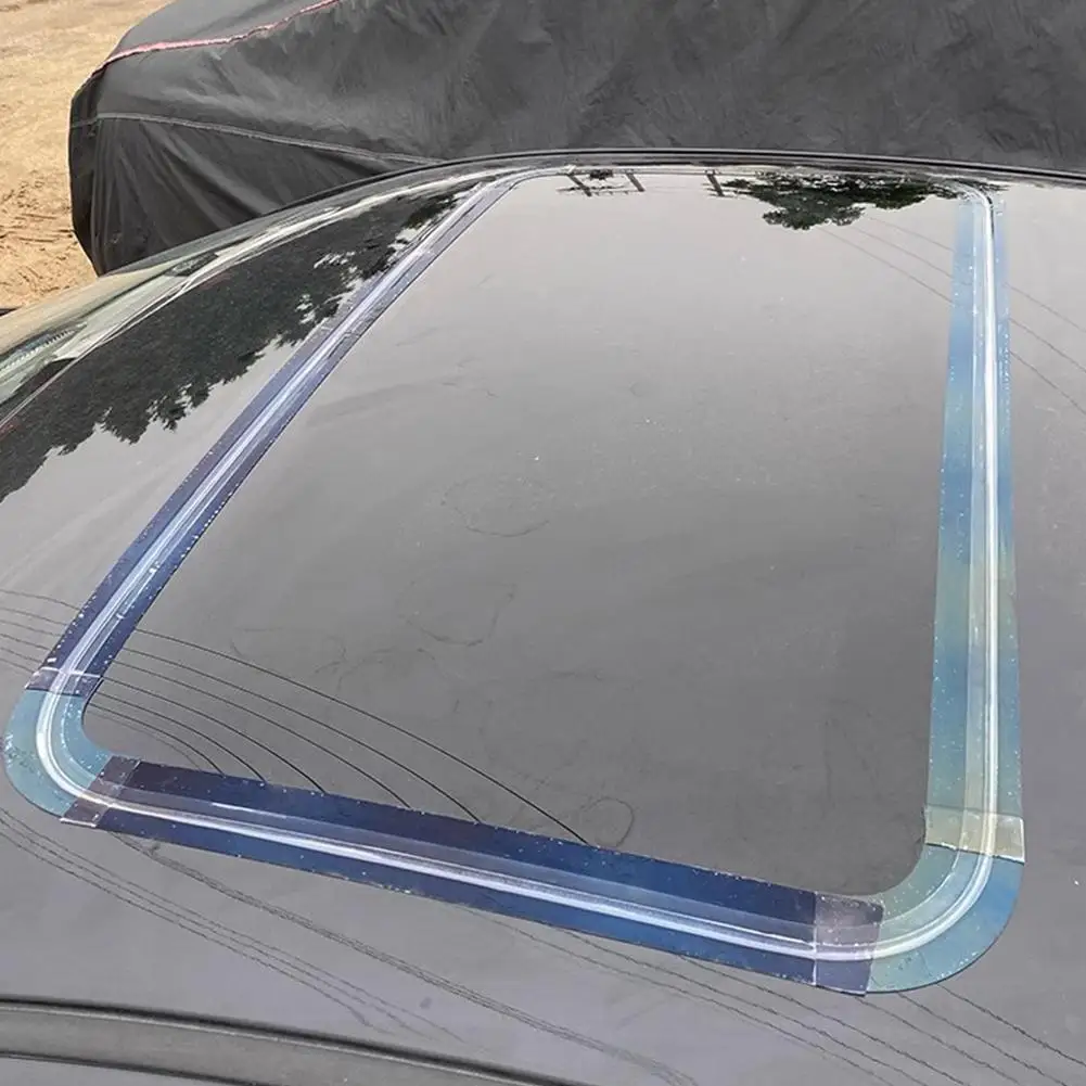 

3/6M Universal Car Sunroof Sealing Strip Waterproof Sticker Noise Insulation Protector Strip Sunroof Edge Seal Stickers