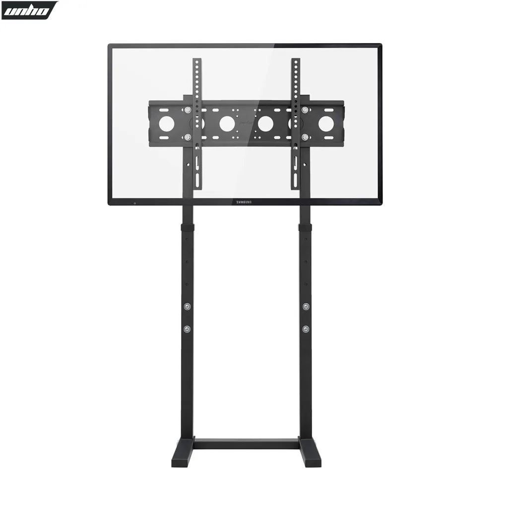 Tall TV Floor Stand Height Adjustable TV Mount Bracket for 32-65 Inch LED LCD Loading Weight 40KG