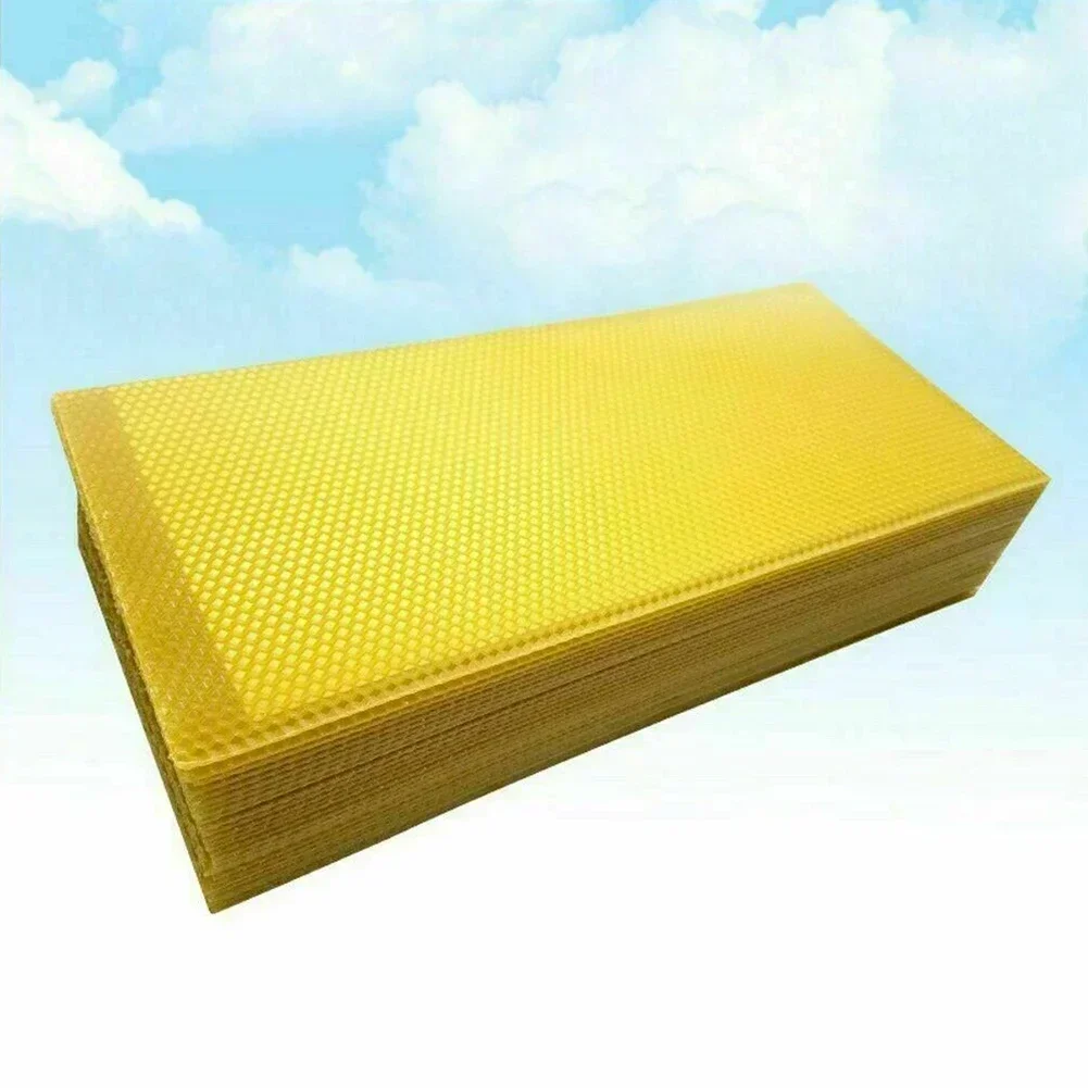 Foundation Wax Frames, 30pc Beehive Nest Sheet For Beekeeping, Supports Nest Building And Residual Honey Production