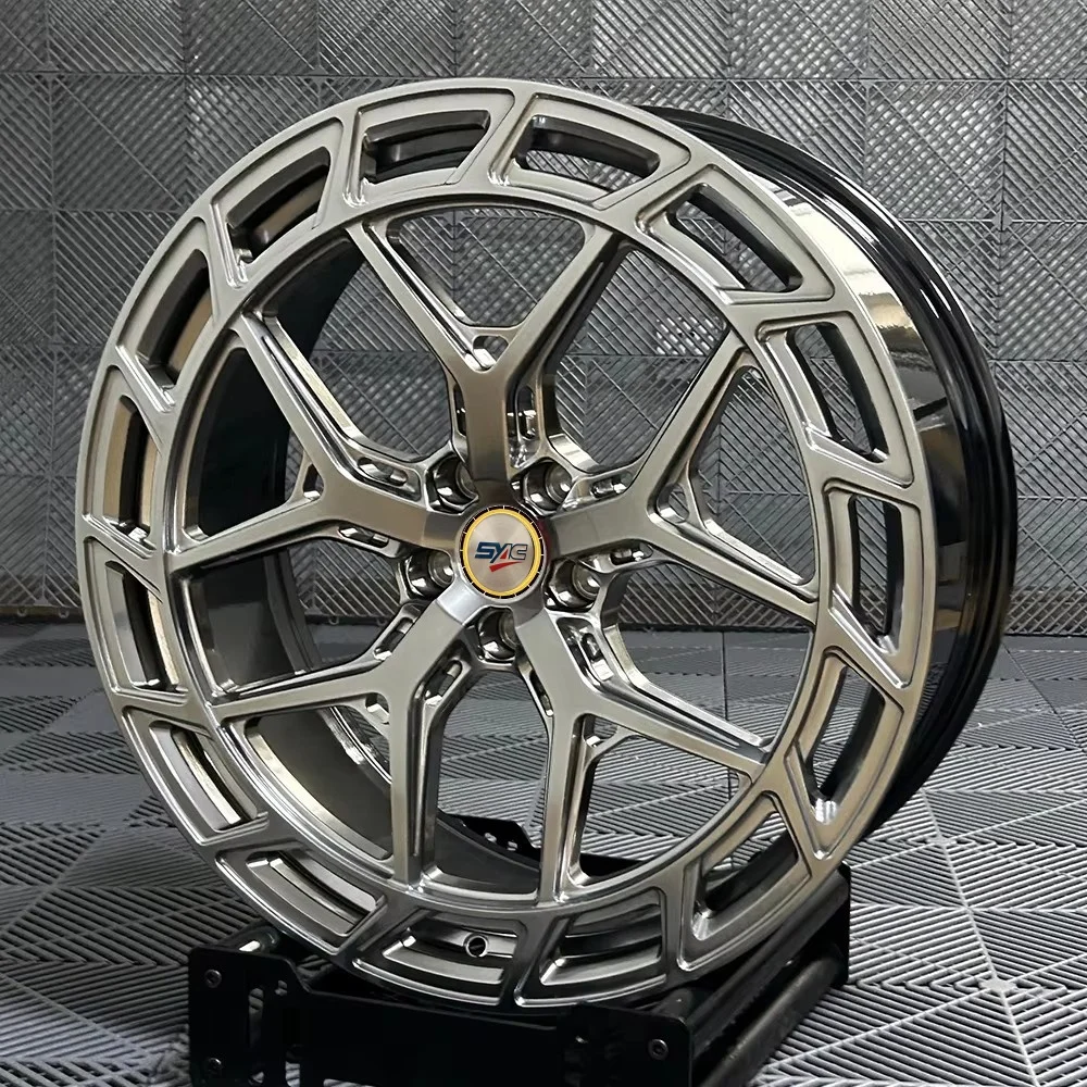 SYAC Custom 17 18 19 20 22 24-дюймовые автомобильные колеса 5x114,3 5x120 глубоковогнутые интегрированные легкосплавные диски, подходят для C8 M5 M4 M3 M2 G80