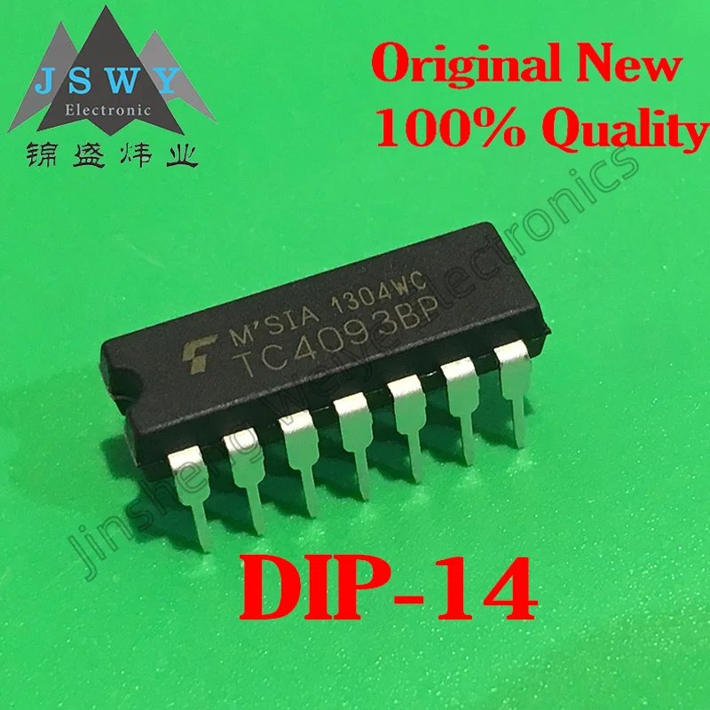 1~20PCS TC4093BP TC4093 DIP14 Logic Gate Inverter Chip 100% Brand New with Free Shipping