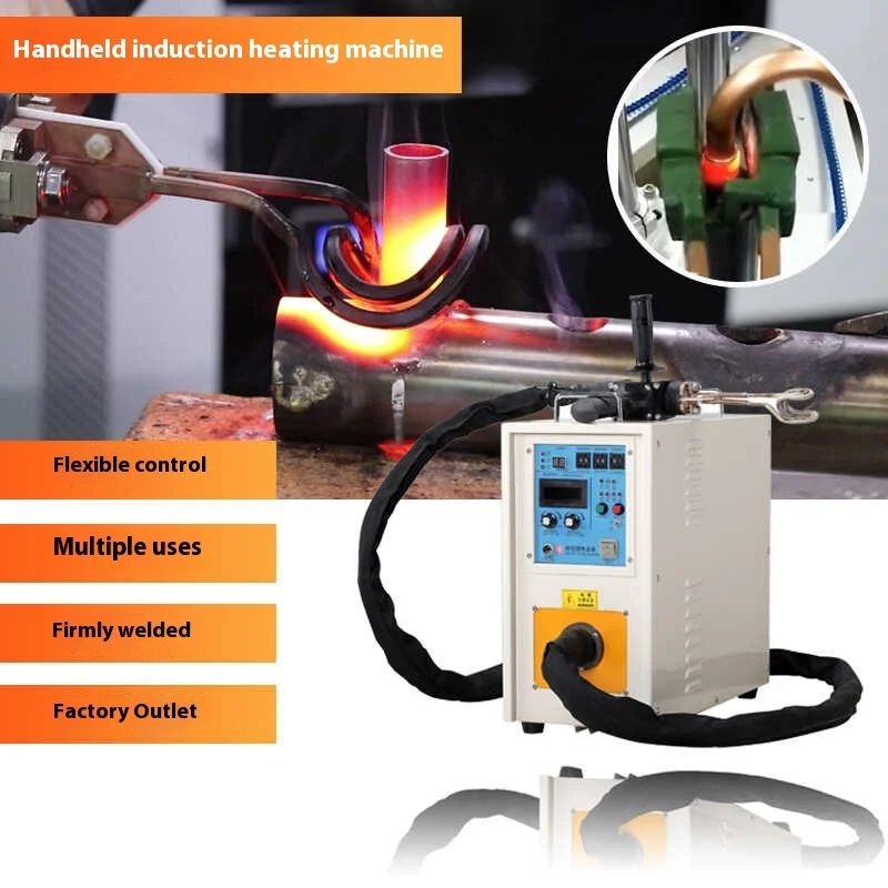 High Frequency Handheld induction heater Heating Air Conditioning Copper Tube Brazing Machine, Portable Small Welding Equipment