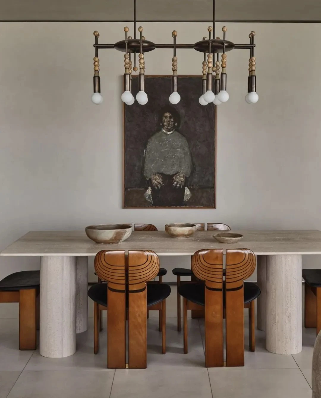 Modern Retro Beauty Colored Agate Marble Chandeliers Luxury Copper Home-applicant LED Lights Over Dining Table Island Bedroom