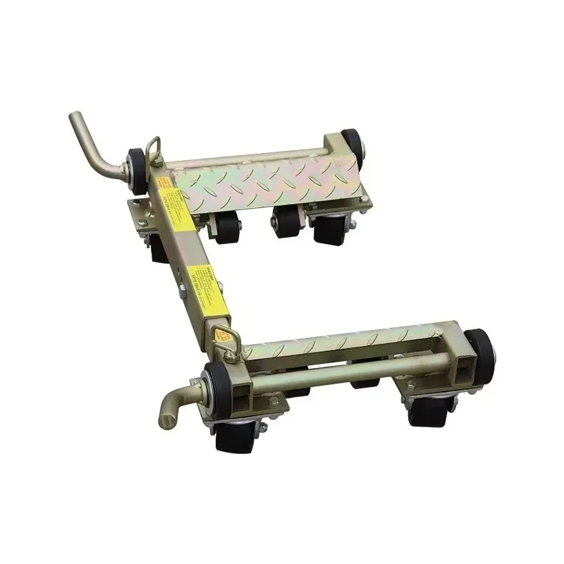 150mm Convenient Steel Four-Wheel Car Dolly Off-Road Vehicle Moving Dolly Wrecker Movement Tool OEM Service Customizable