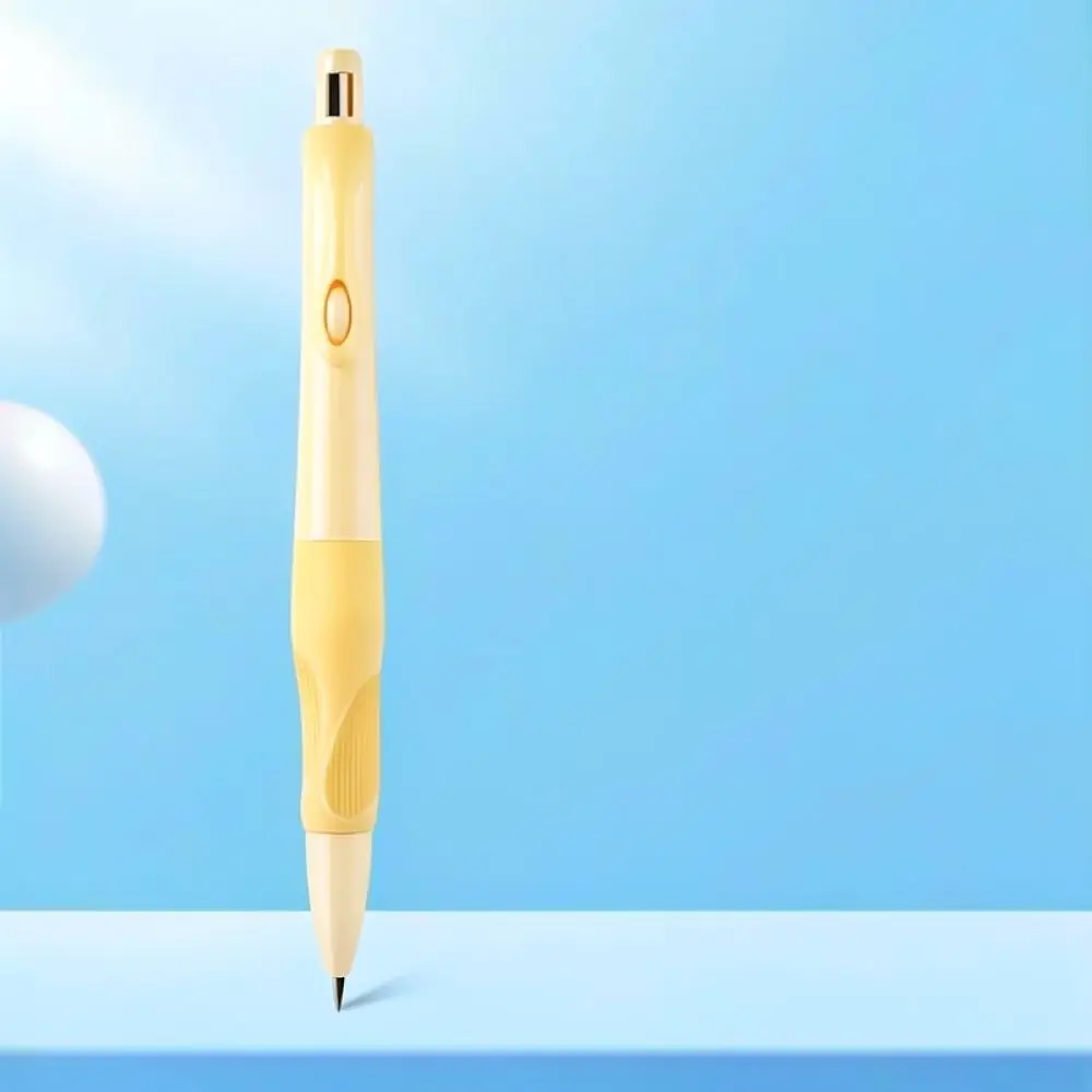 Dolphin Shape Automatic Pencil 2.0mm Thick Lead Holder Ergonomic Pen Correcting Posture Stationery For Primary Kids