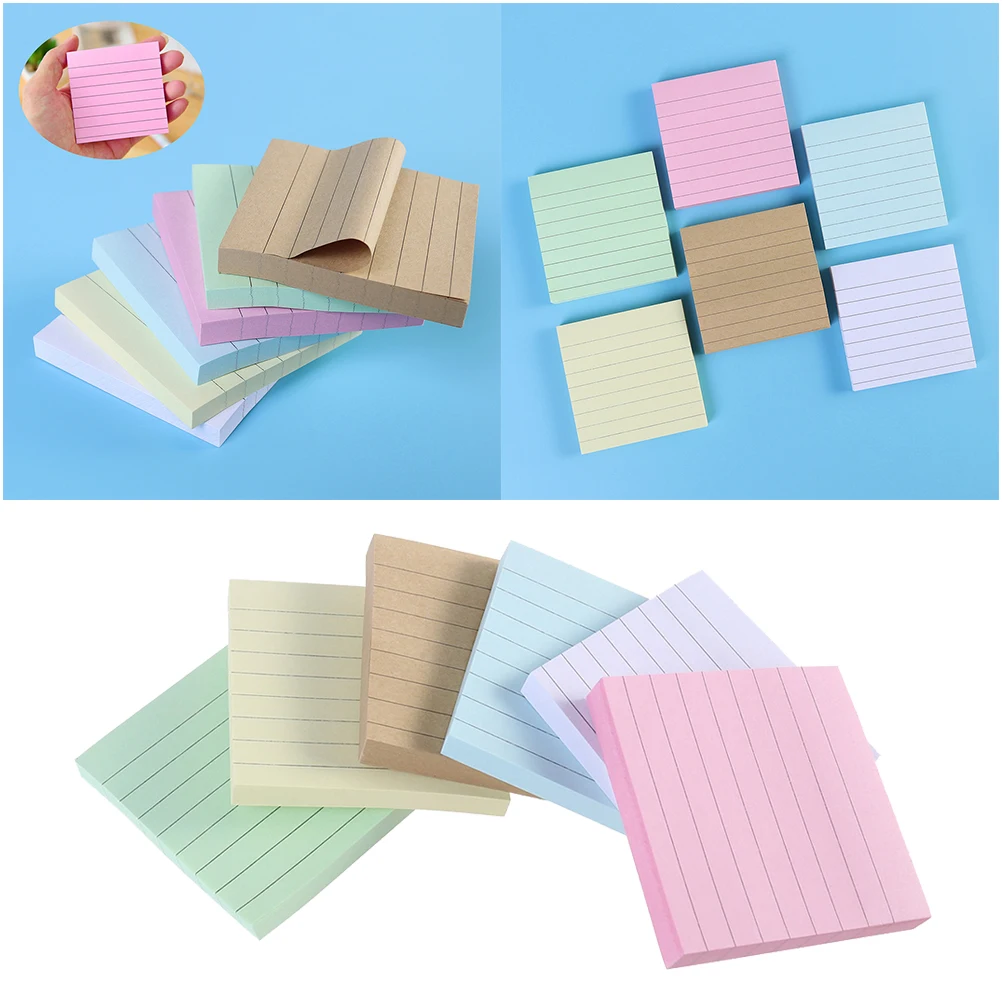 

12 Pcs Memo Note Pad Notepad Small Candy Color Ruled Line Daily Use Portable Office Supplies School Study Cards