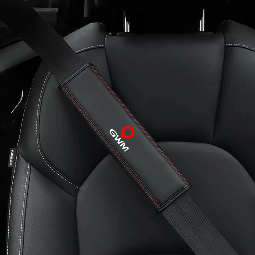 1Pcs Car Seat Belt Cover Comfortable Driving Shoulder Seat Belt Padding Pad for GWM Great Wall POER m4 steed h5 jims tang 300