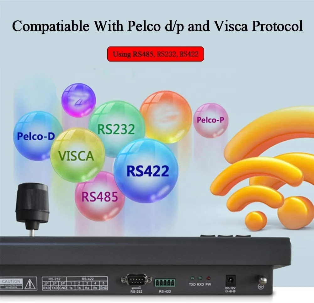 Rs232 Ptz Joystick Controller For SONY Video Conference