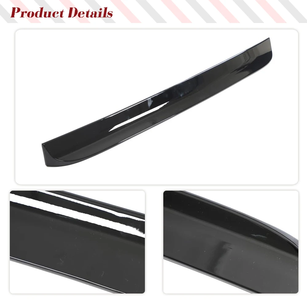 Car Rear Window Roof Spoiler Wing for Dodge Charger 2015-2021 Duckbill Style Roof Spoiler Wing Lip Splitter Glossy Black ABS