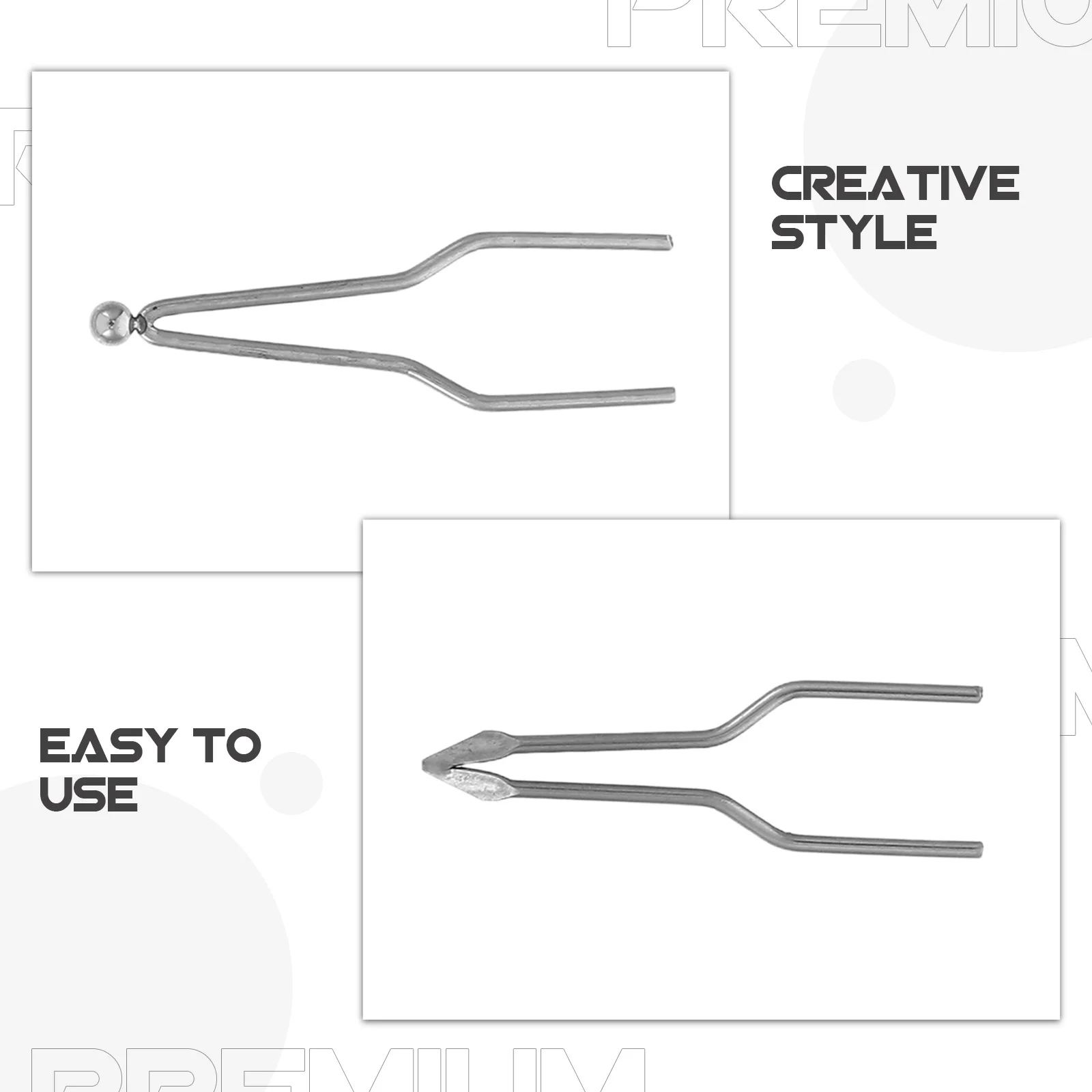 8 قطعة نصائح بيروغرافيا المهنية الكروم سبائك النيكل حرق الخشب القلم المناقير لمشاريع التظليل والنقش بالتفصيل #6