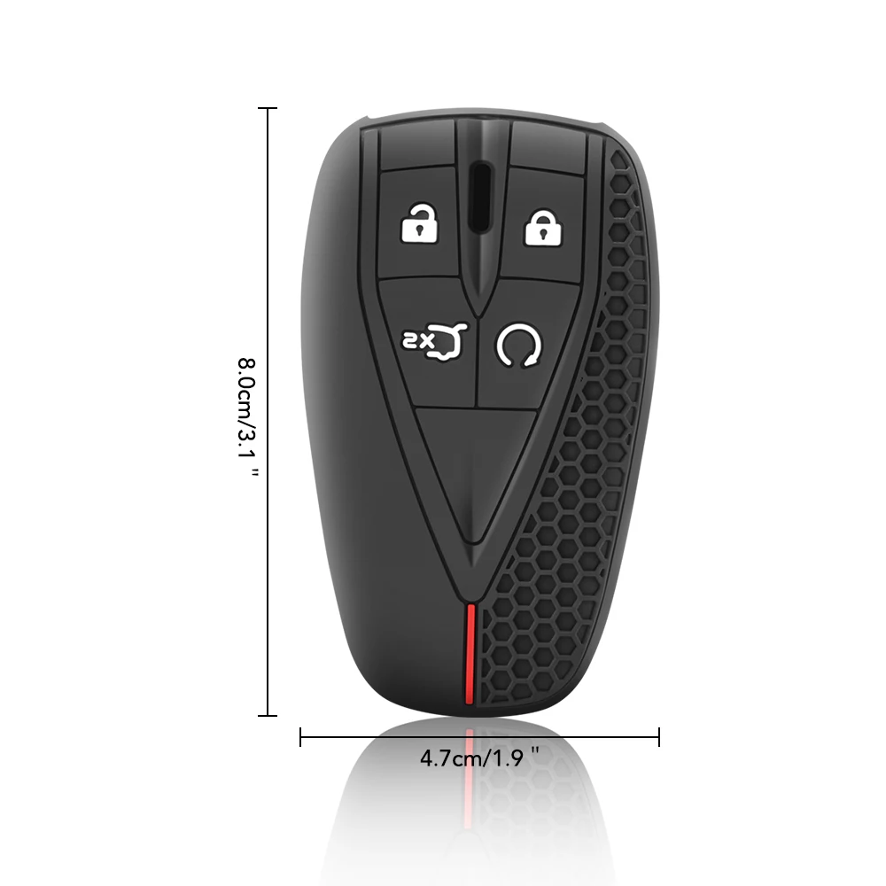 Silicone Car Key Case Cover Fob For Changan CS35PLUS CS35 Plus CS55 PLUS CS75 PLUS Eado UNI-T UNI K Oushang X5 X7 EV 2019-2022
