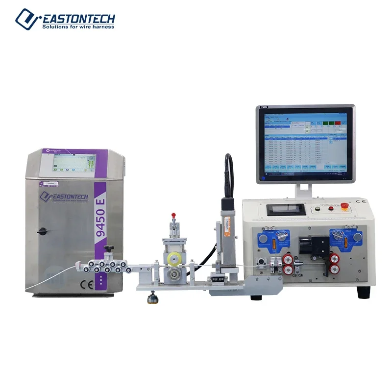 EW-3010+S Intelligent Software Control System CE Approved Automatic Wire Cable Stripping Cutting And Printer Machine