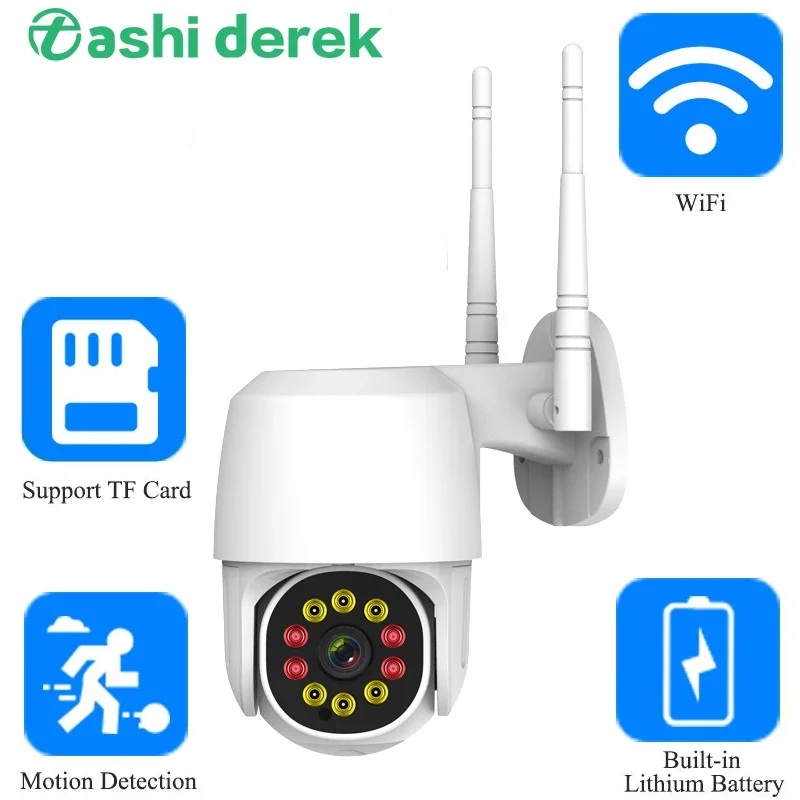 

Wireless Camera Outdoor Home Security Wifi Connection Infrared Monitor Rain Protection Onvif Protocol Video Playback Camera