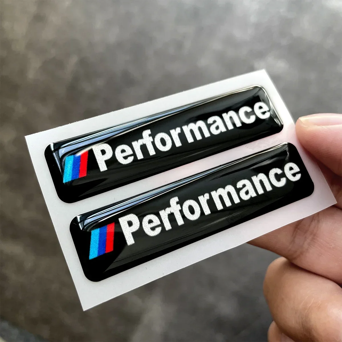 

2Pcs Perpormance Stickers for Motorcycle Exhaust Pipe Epoxy Decals Motorcycle RS 660 Tuono 660 Tuareg 660 RSV4 1100 SR300 SR150