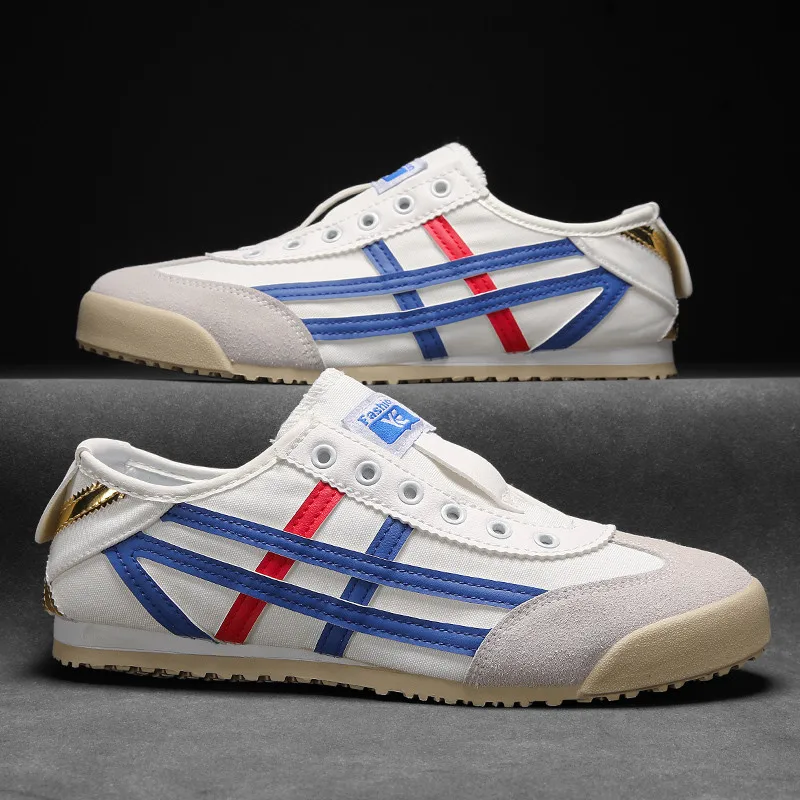 Summer Classic White Men's Canvas Shoes 2024 Outdoor Breathable Canvas Sneakers Women Espadrilles Unsiex Slip-on Casual Sneakers