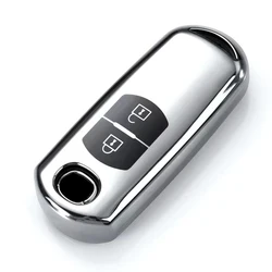 For Mazda Atenza Axela 2 3 6 Demio 2018 2019 2020 CX-5 CX5 CX-3 CX7 CX-9 CX30 2/3 Buttons TPU Car Key Case Cover Shell Fob