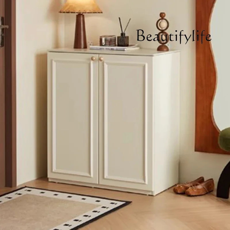 dY BJ Wooden Large Shoe Cabinet Events Salon Minimalist Interior Fashion Chinese Style Shoe Shelf Accent Muebles Unique Furnitur