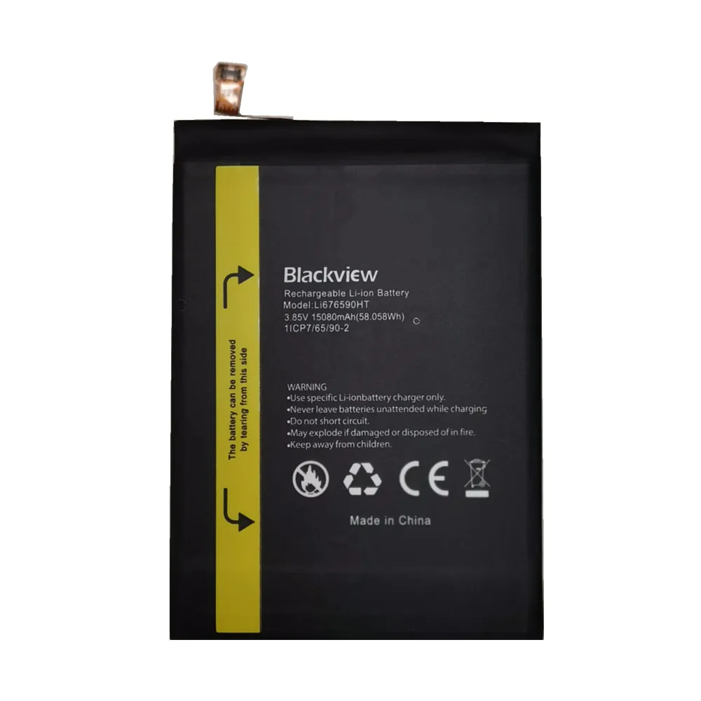 Bateria o dużej pojemności 15080 mAh do telefonu komórkowego Blackview BV9300 Li676590HT — zdjęcie produktu 2