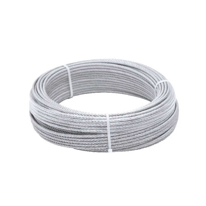 304 Stainless Steel Wire Rope 7 * 7 Structure Soft And Fine Fishing Rope Flagpole Rope Fishing Cord Diameter 0.3/0.4/0.45-1.2mm